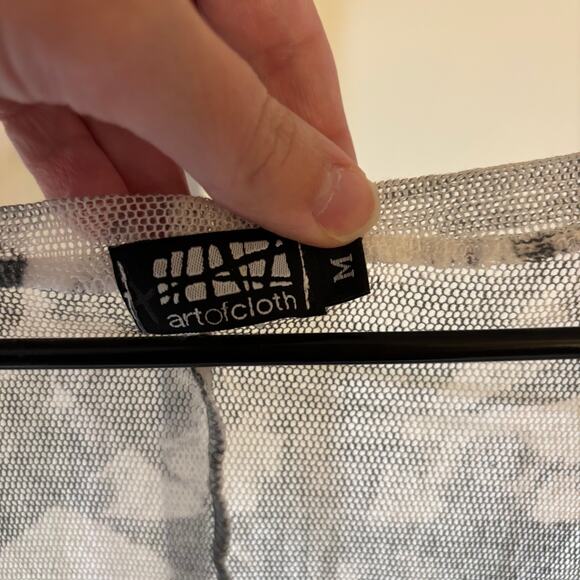 Art of Cloth NWOT Women's Gray Pink Blue Hombre Oversized Tank Size M - Picture 2 of 5